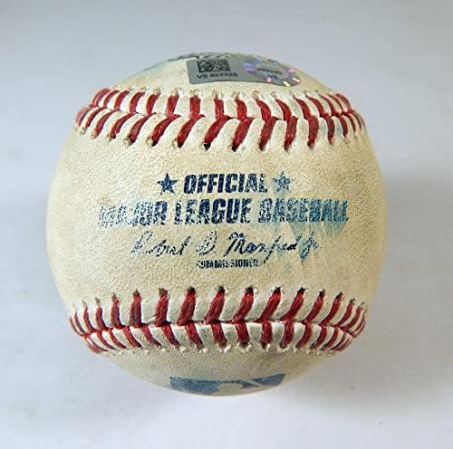 2022 Arizona Diamondback Rockie Oyunu Kullanılmış Beyzbol Charlie Blackmon RBI Fly Out-Oyun Kullanılmış Beyzbol Topları