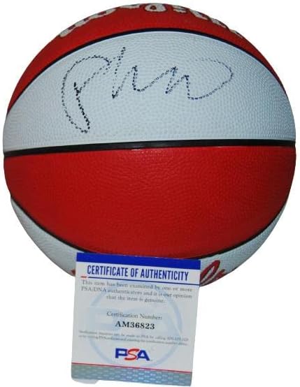 PATRİCK BEVERLEY imzalı (CHİCAGO BULLS) mini logo basketbol PSA / DNA AM36823-İmzalı Basketbol Topları