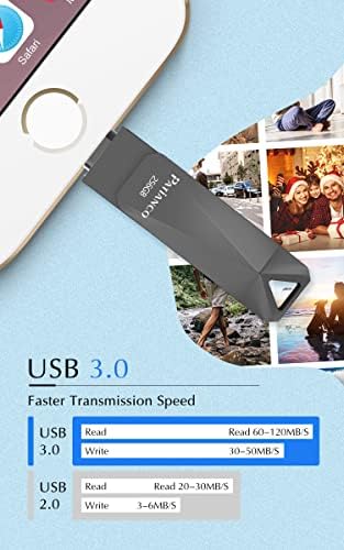 256 GB fotoğraf-sopa-için-iPhone, Apple MFi Cetified USB Flash sürücü için iPhone başparmak götürmek, iPhone-bellek-sopa