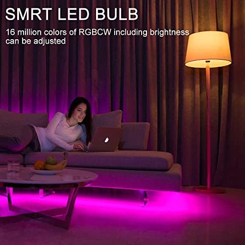TFOI akıllı ampuller A19 E27 RGB ampul WiFi ampul renk değiştiren LED ışıkları veya DIY sahne ayarı Akıllı ampul Uyumlu