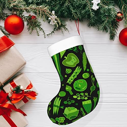 Augenstern Noel Çorap Yeşil Sebze Desen Çift Taraflı Şömine Asılı Çorap