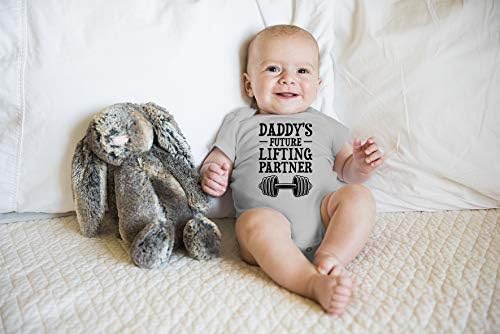 Babanın Gelecekteki Kaldırma Ortağı-Komik Sevimli Bebek Sarmaşık, Tek Parça Bebek Tulumu