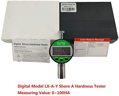 HFBTE LX-A-Y Dijital Shore A sertlik test cihazı Ölçer Ölçer Kauçuk Polygrease Deri Balmumu Durometre Ölçümü