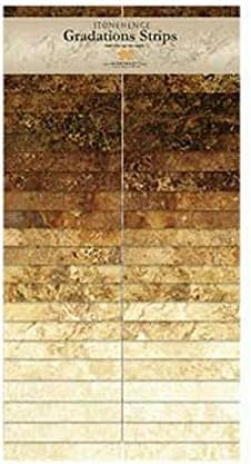 Stonehenge Geçişleri Demir Cevheri Taş Şeritleri 40 2,5 inç Şeritler Jöle Rulo Northcott