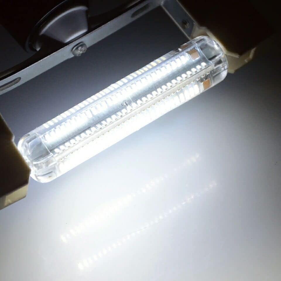 FUTENİ geniş gerilim ışıkları 4 paketi R7S LED ampul 5 W 78mm SMD 3014 108 saf beyaz / sıcak beyaz mısır ışık R7S