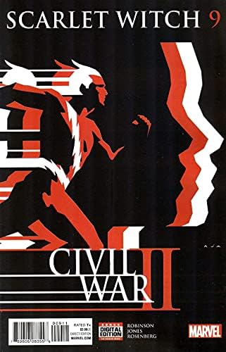 Kızıl Cadı (2. Seri) 9 VF/NM ; Marvel çizgi romanı / İç Savaş II James Robinson