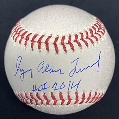 Gregory Alan Maddux Greg Tam Adı HOF 2014 İmzalı Beyzbol JSA Tanık İmzalı Beyzbol Topları