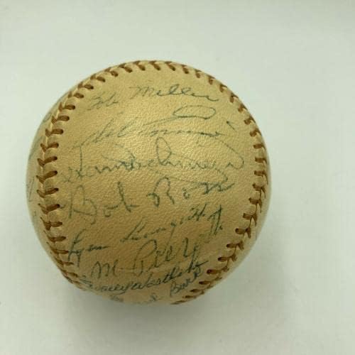 Nice 1956 Philadelphia Phillies Takımı, JSA COA İmzalı Beyzbol Toplarıyla Beyzbol 25 Sigs İmzaladı