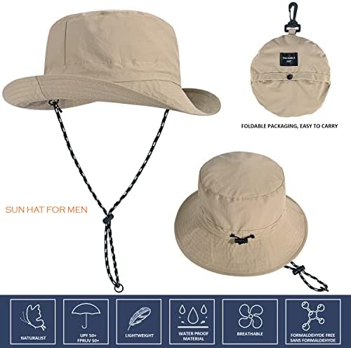 Açık güneş şapkası Kova Şapka Erkekler için, Yaz Erkek Katlanabilir Güneş Koruma Geniş Ağız güneş şapkaları plaj şapkası