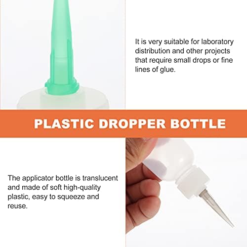 EXCEART 4 adet 30ml İğne Ucu Sıkmak tutkal şişesi Hassas aplikatör şişesi DIY Quilling Aracı Sıvı Damlalıklı şişeler