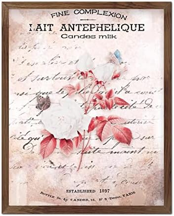 Ince Tenli Kandes Çerçeveli Ahşap Işaretleri Vintage Fransız Gül Çiçek Duvar Sanatı Işaretleri Rustik Yaz Çiçek Duvar