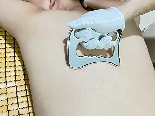 FORQOQO Gua sha Aracı Gua sha Paslanmaz Çelik IASTM Araçları Kazıma masaj aleti için Yumuşak Doku Aracı Fizik Tedavi