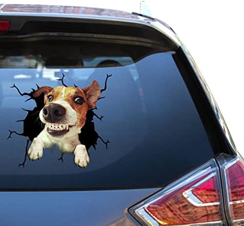 Kamelya Baskı Jack Russell Araba Çıkartması Jack Russell Araba Sticker Komik Memes Küçük Yarış Oyuncaklar Soğutucular