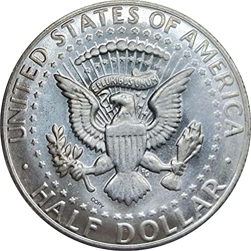 Amerika Birleşik Devletleri mi ? Dolar Kennedy Yarım Dolar Tanrı'ya Güveniyoruz Cupronickel Gümüş Kaplama Kopya Para