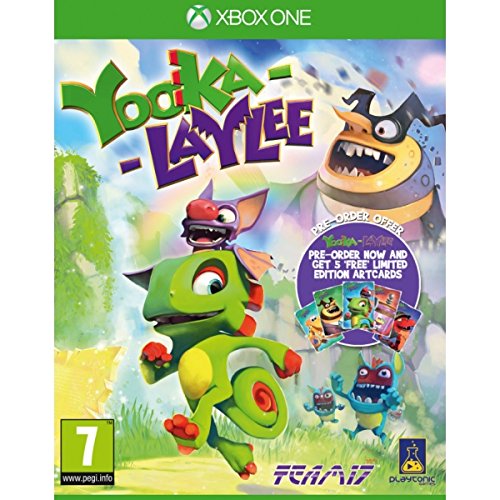 Yooka-5 Sınırlı Sayıda Sanat Kartıyla Laylee-Xbox One-İngiltere-BÖLGE ÜCRETSİZ