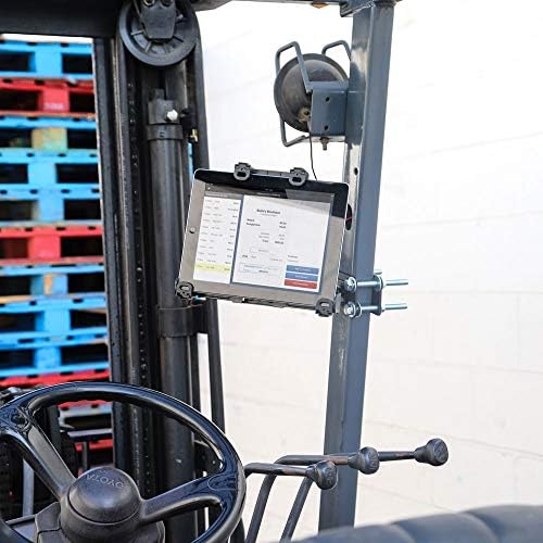 ARKON 7.25 inç Sağlam Metal Kilitleme Forklift Ayağı tablet tutacağı Perakende Siyah (FLBK256TAB5)