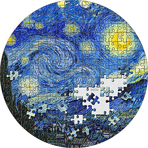 2019 DE Micropuzzle Hazineleri PowerCoin Yıldızlı Gece Van Gogh 3 Oz Gümüş Sikke 20 $ Palau 2019 Geçirmez