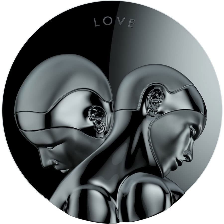 2021 DE Bir Sonraki Evrim PowerCoin Robotları Aşk V2 3 Oz Gümüş Sikke 20 $ Tokelau 2021 Kanıtı