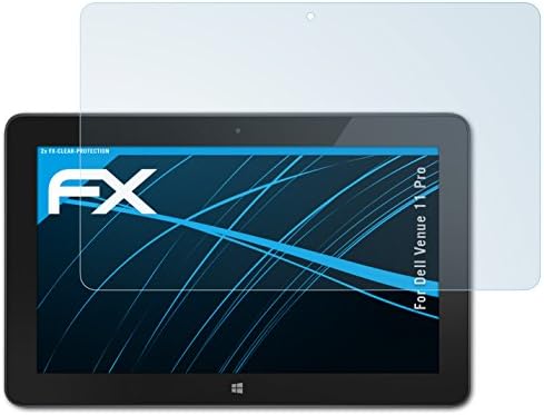 2 x atFoliX Dell Venue 11 Pro Ekran koruyucu Koruyucu film - FX - Berrak kristal berraklığında