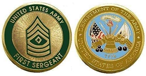 Orduya Kayıtlı Rütbeler - İlk Çavuş’ E8 Challenge Coin / Logo Poker / Şanslı Çip