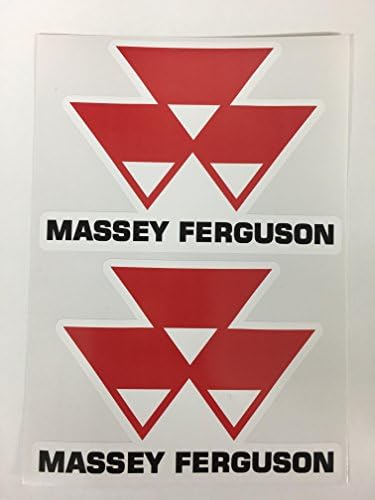 2 Massey Ferguson MF Kalıp Kesim Çıkartması