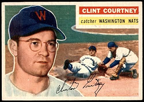 1956 Topps 159 GRY Clint Courtney Washington Senatörleri (Beyzbol Kartı) (Gri Arka) ESKİ + Senatörler