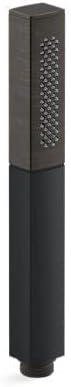 Kohler 14788-2BZ Shift Kare İşlevli 2.5 gpm elduşlu siyah saplı fırça Yağ Ovuşturdu Bronz