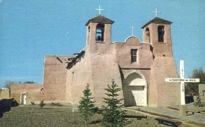 Ranchos de Taos, New Mexico Kartpostalı