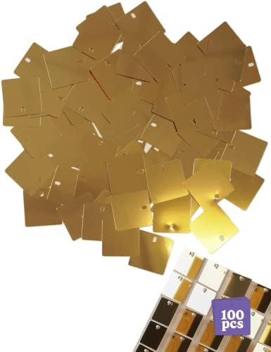 PARTİ EVİ 100 Parça Payetler Altın Pırıltılı Duvar - Pırıltılı Zemin ve Panel Payet Süslemelerinin Değiştirilmesi