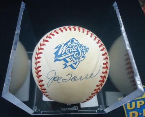 JOE TORRE, 1999 WOLRD SERİSİ Beyzbol JSA/STİNER COAS İmzalı Beyzbol Toplarını İmzaladı