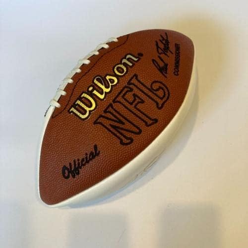 Walter Payton, Wilson Resmi NFL Futbolu JSA COA İmzalı Futbol Toplarını İmzaladı