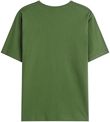 Erkek t-shirtü Rahat Yaz Kısa Kollu Grafik Tee Yuvarlak Boyun Moda Palmiye Ağacı Baskı Plaj Gömlek Bluz Tops