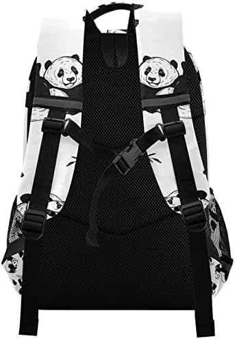 Pandalar erkekler için sırt çantası Kızlar Hafif Bookbag Öğrenciler için İlkokul Dizüstü Sırt Çantası Sırt Çantası