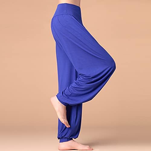 LİSTHA Kadınlar için Gevşek Yoga Pantolon Capri Seksi Bel Geniş Bacak Flowy Uzun