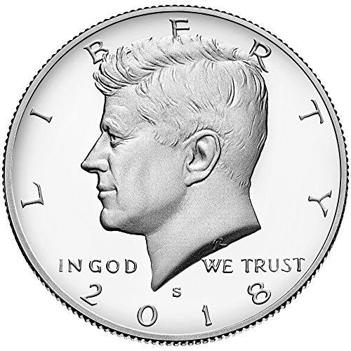 2018 S Kennedy Yarım Dolar 2018 S Kennedy Yarım Dolar Geçirmez DCAM Yarım Dolar PR ABD Nane DCAM