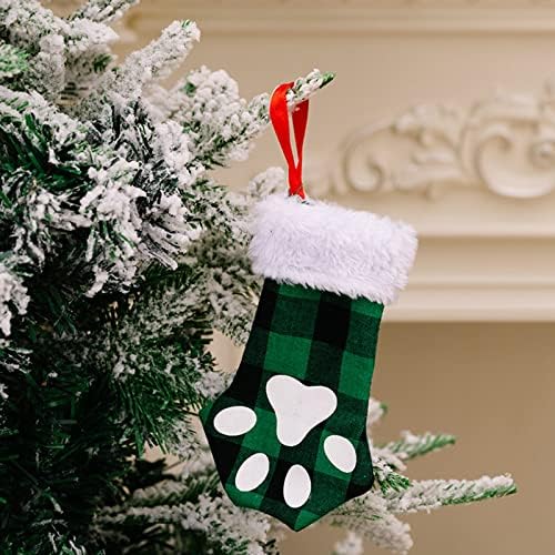 2022 Noel Süslemeleri Noel Ağaçları Çorap Asılı Halatlar ile Kişiselleştirilmiş Çorap Süsleme