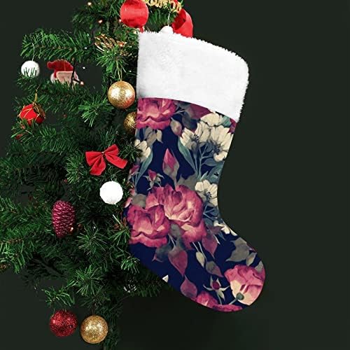 Aşk Gül Kişiselleştirilmiş Noel Çorap Ev Noel Ağacı Şömine Asılı Süslemeleri