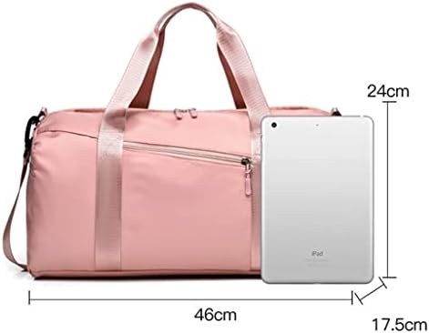 N / A Depolama Ayarlanabilir Omuz Askısı Kadın açık alan sporları seyahat el çantası Naylon Spor Yoga spor çanta (Renk