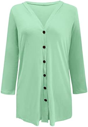 Gecelik Hırka Kadınlar için bahar uzun kollu elbise Ceket Basit Tunik Polyester İnce Hafif Katı Yakasız