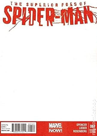Örümcek Adam'ın Üstün Düşmanları, 1 (Boş) VF ; Marvel çizgi romanı / Nick Spencer