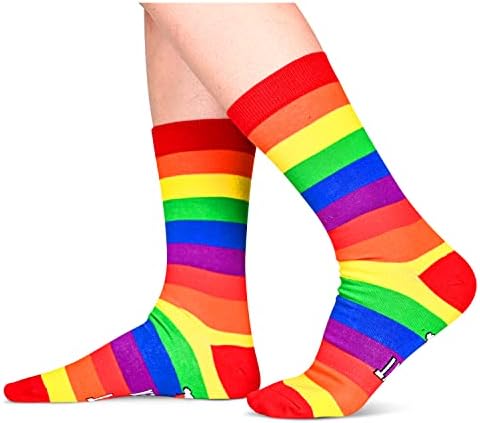 HAPPYPOP Gurur Çorap Kadın Erkek Lgbtq Çorap, Lezbiyen Hediyeler Eşcinsel Hediyeler, Komik çizgili çoraplar Gurur
