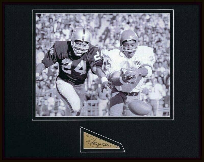Willie Brown İmzalı Çerçeveli 11x14 Fotoğraf Ekranı JSA Raiders - İmzalı NFL Fotoğrafları