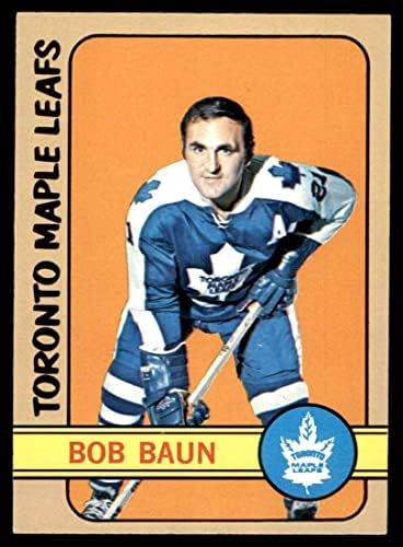 1972 Topps 134 Bob Baun Toronto Akçaağaç Yaprakları (Hokey Kartı) ESKİ / MT Akçaağaç Yaprakları