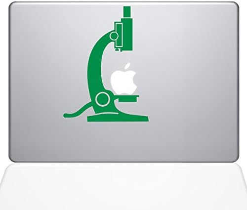 Çıkartma Gurusu 1650-MAC-13X-LG Bilim Mikroskobu Çıkartma Vinil Çıkartması, Yeşil, 13 MacBook Pro ( ve Daha Yenisi)