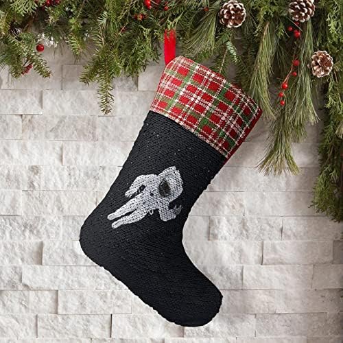 Uzay Astronot Pullu Noel Tatil Çorap Geri Dönüşümlü Renk Değiştirme Büyülü Stok Noel Ağacı Şömine Asılı Çorap