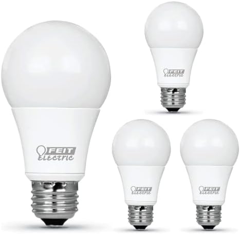 Feit Electric A19 LED Ampul, 60W Eşdeğer LED Ampuller, Kısılabilir, 800 Lümen, 8.8 W LED, E26 Orta Taban, 5000K Gün