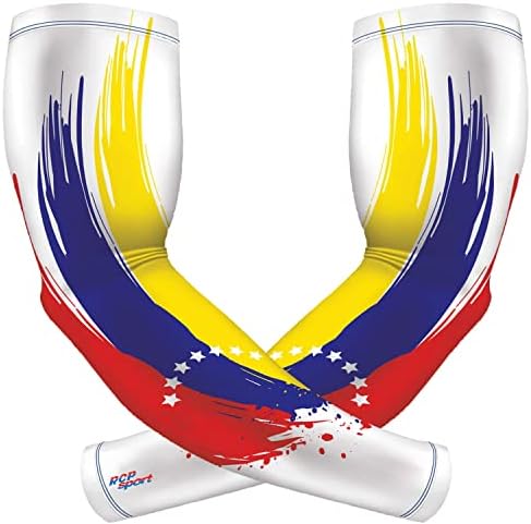 Kol Kollu Venezuela, RCP Spor Kollu, Kol Örtmek için Boyut M Sıkıştırma Güneş Koruma Kollu