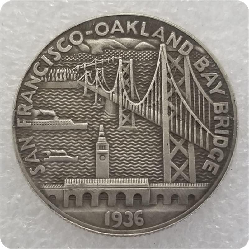 Antika El Sanatları ABD Yarım Dolar 1936 S Gümüş Dolar Koleksiyonu 1580