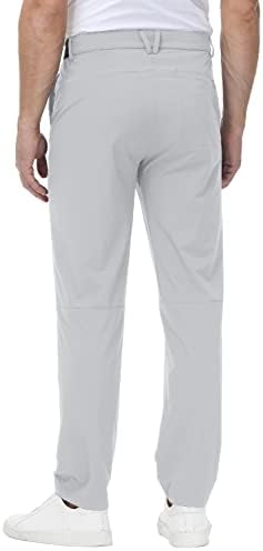 TBMPOY Erkek Streç Golf Pantolon Hafif Hızlı Kuru Rahat Çalışma Pantolon 3 Cepler ile
