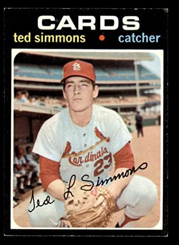1971 Topps 117 Ted Simmons St. Louis Kardinalleri (Beyzbol Kartı) ESKİ Kardinaller